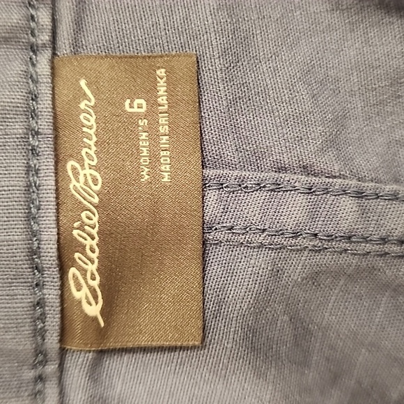 Eddie Bauer Adventurer® Stretch Ripstop Shorts Bluebird Women's size 6 - Picture 4 of 11